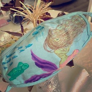 Hand painted underwater mermaid washable mask